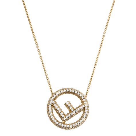 fendi womens necklace|is Fendi jewelry real gold.